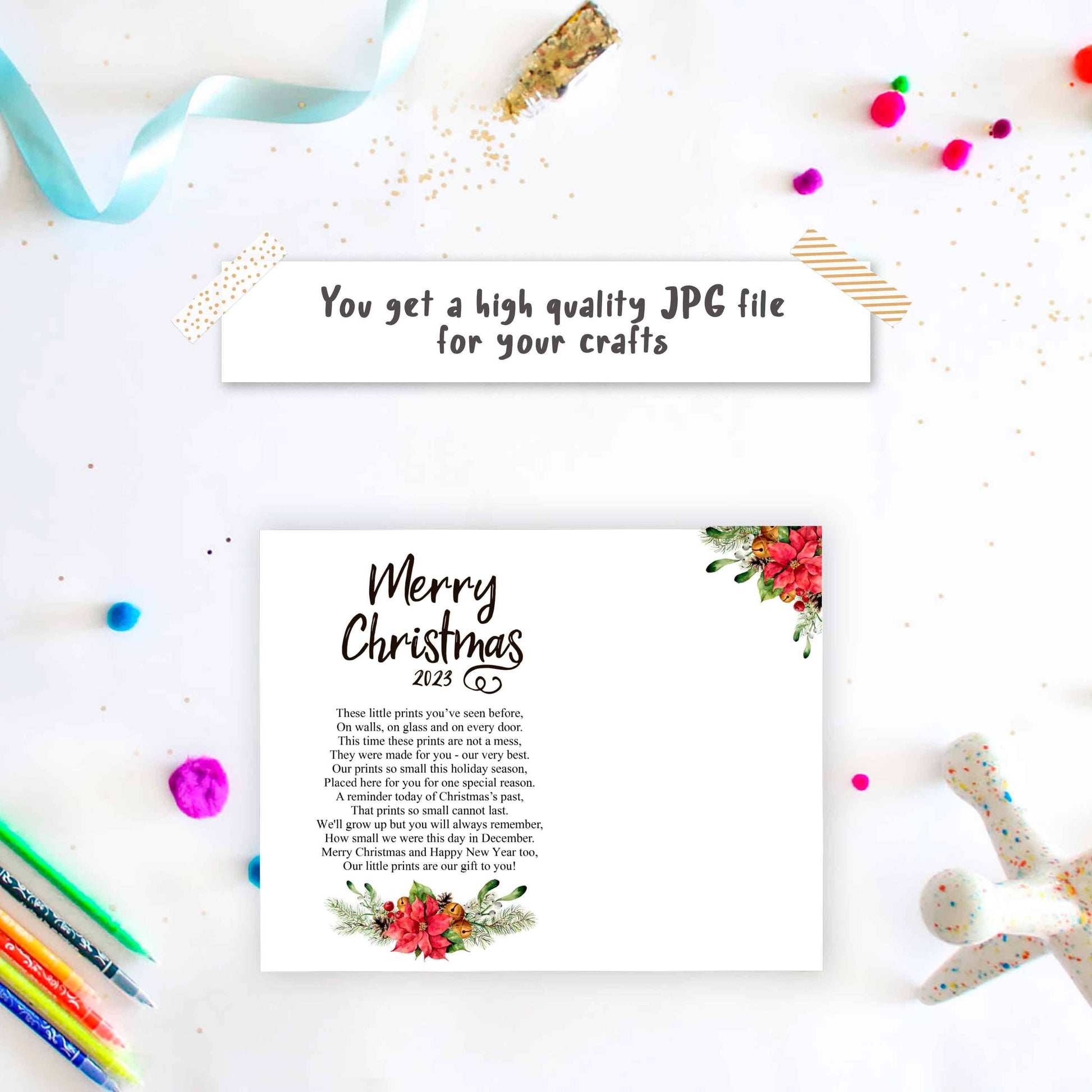 2023 Christmas Handprint Poem