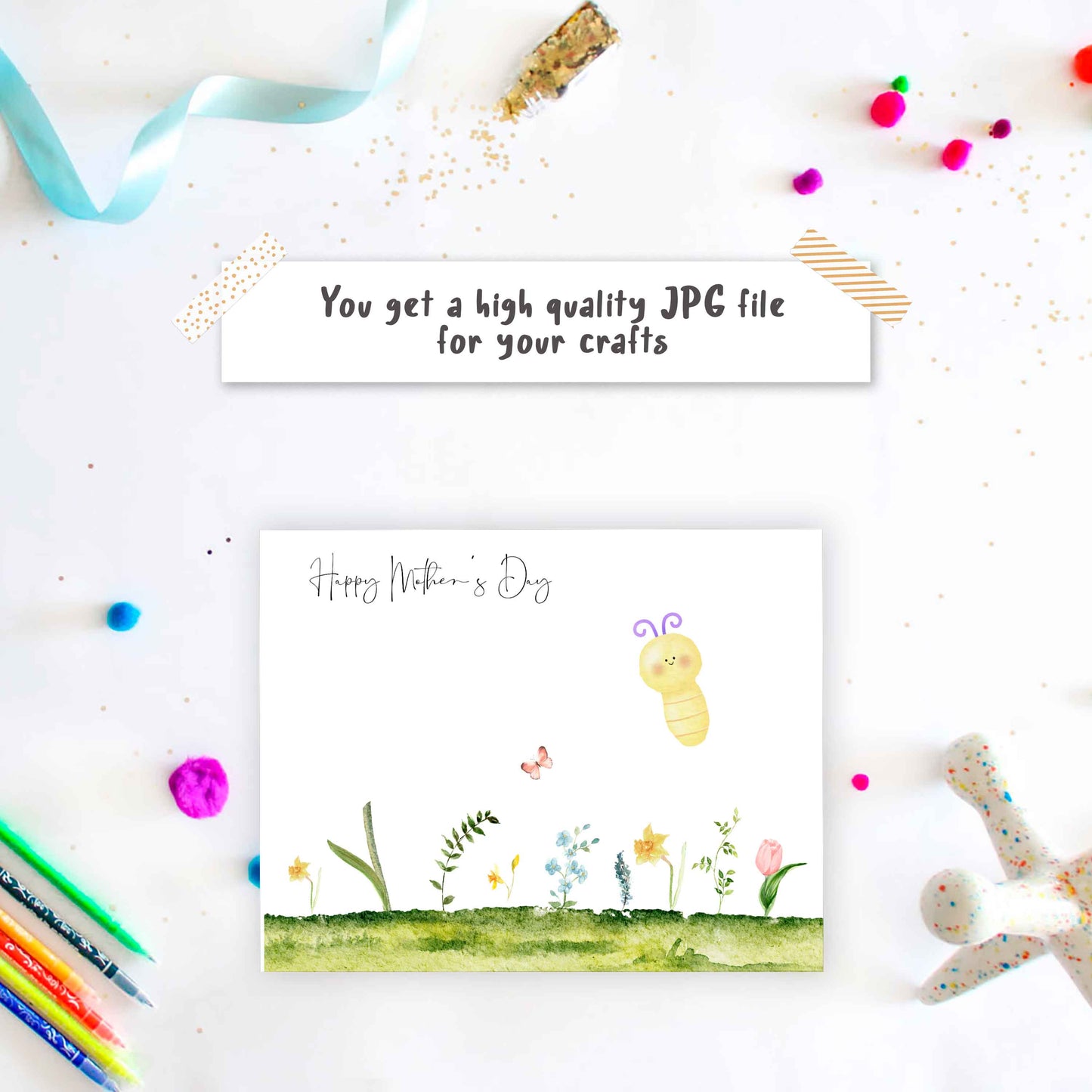 Hand and Footprint art Butterfly