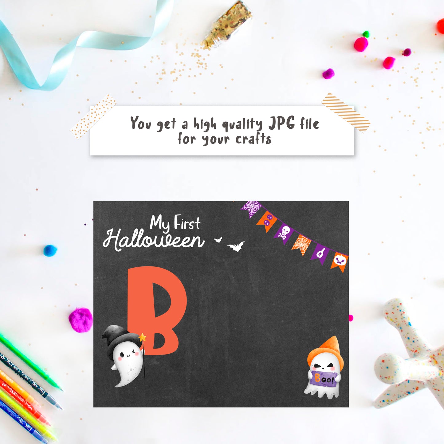 New Baby Ghost Footprint art