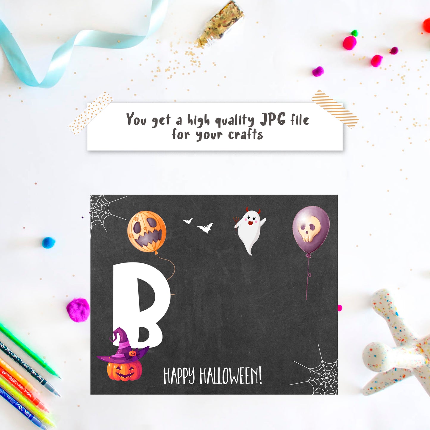 Ghost Handprint Art Halloween crafts