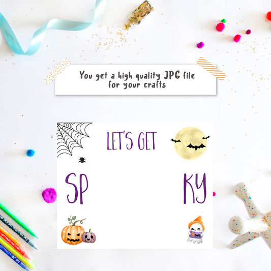 Ghost Handprint Art Halloween crafts