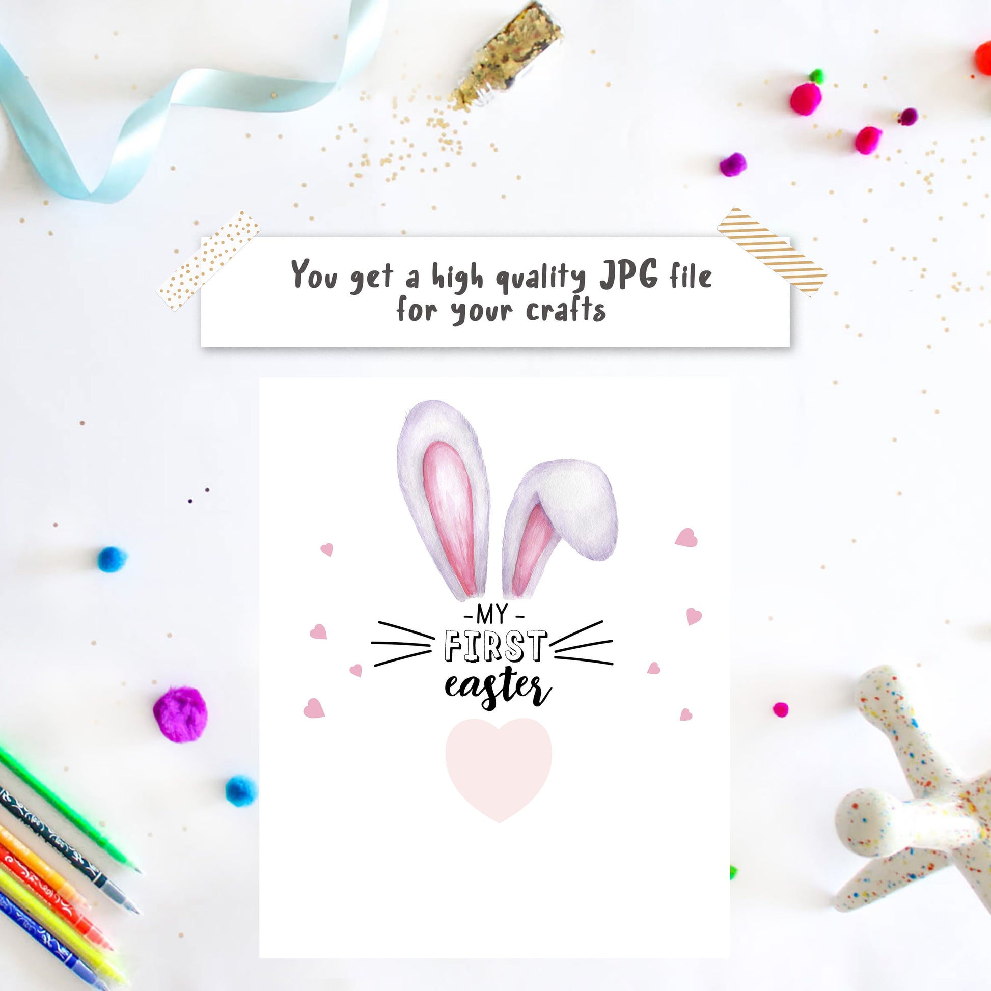 Easter Rabbit Footprints