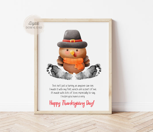 Pilgrim Turkey footprint poem