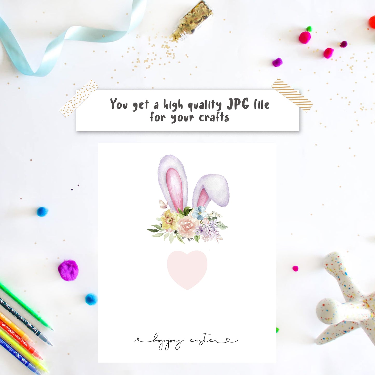 Easter Bunny Footprints - Bunny Paw Prints