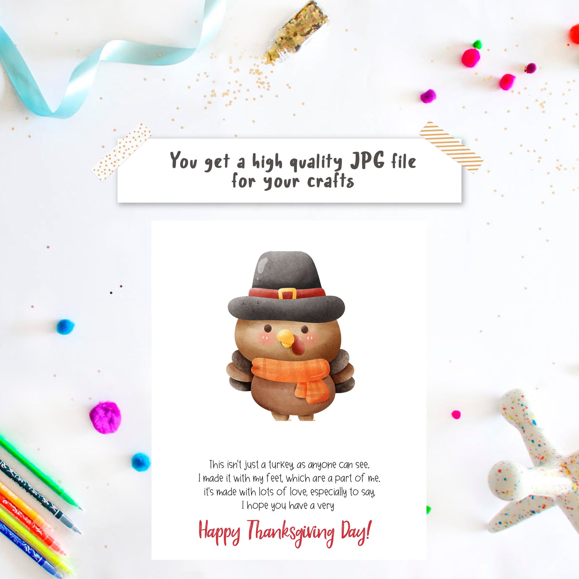 Pilgrim Turkey footprint poem