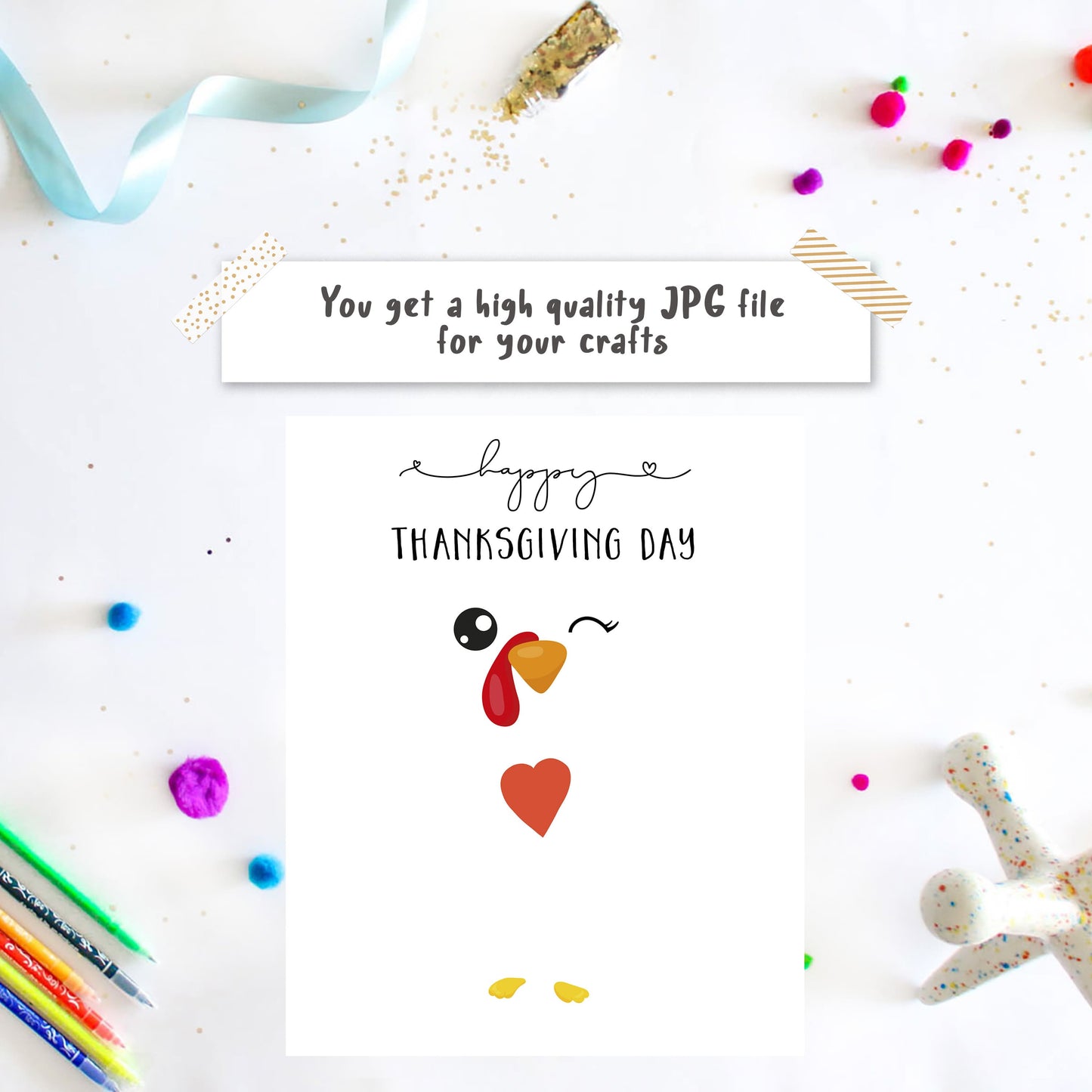 Turkey Handprint Art Crafts