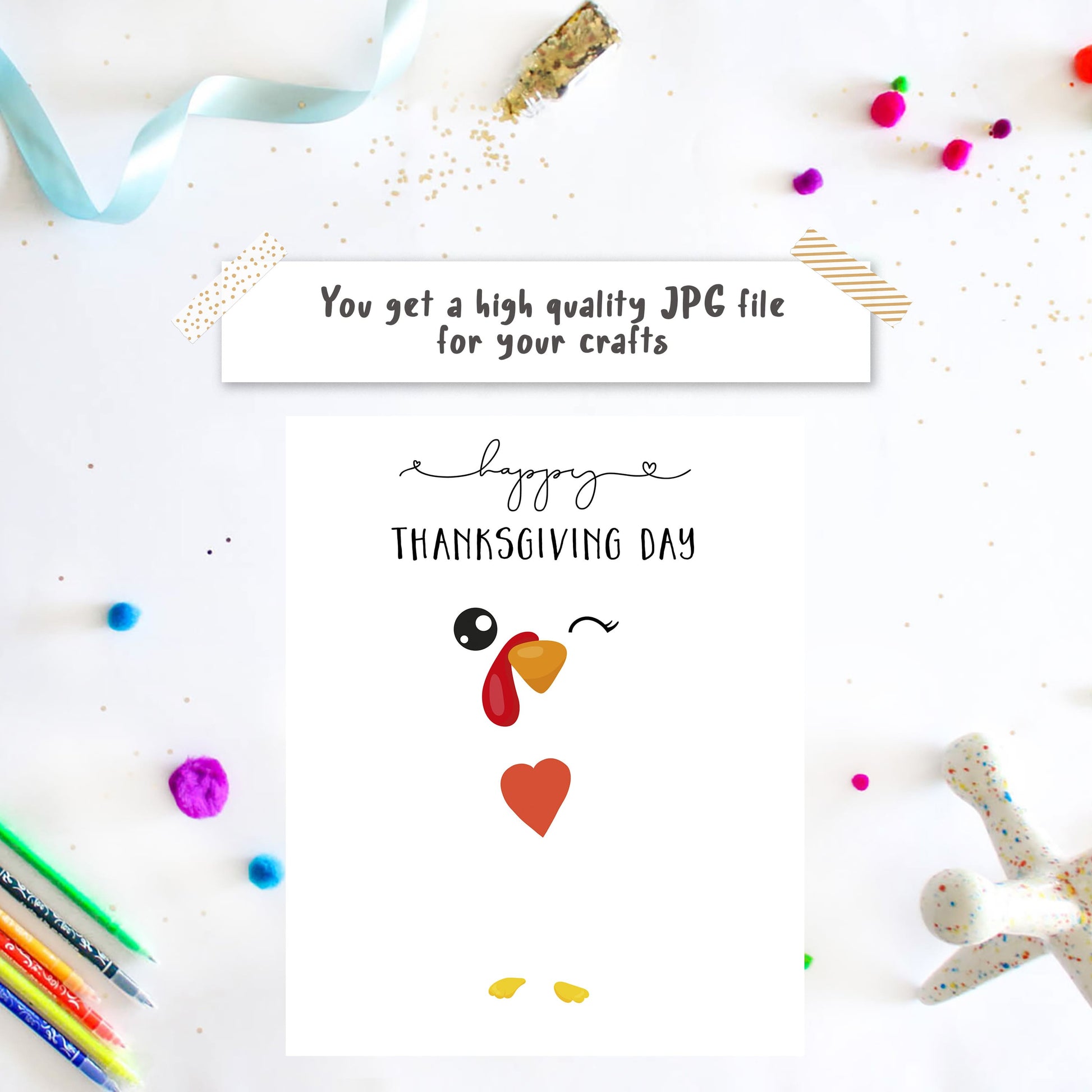 Turkey Handprint Art Crafts
