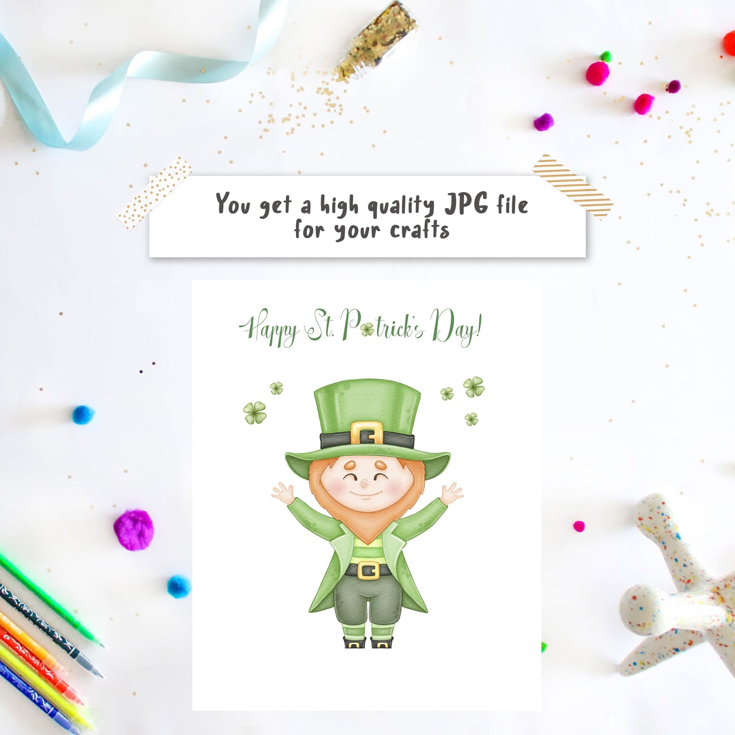 Leprechaun Foot Prints - St. Patrick's Day Craft