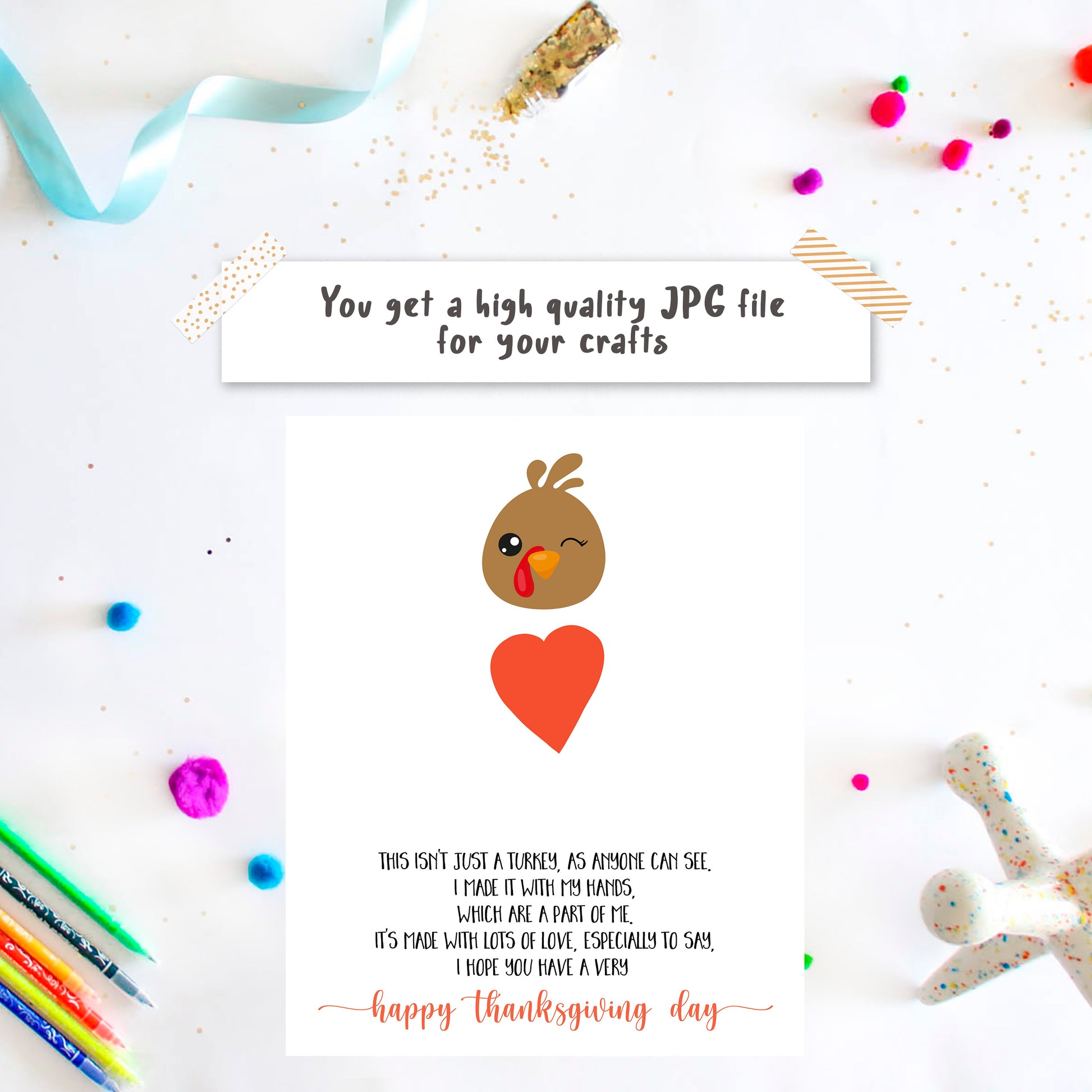 Turkey Footprint Poem