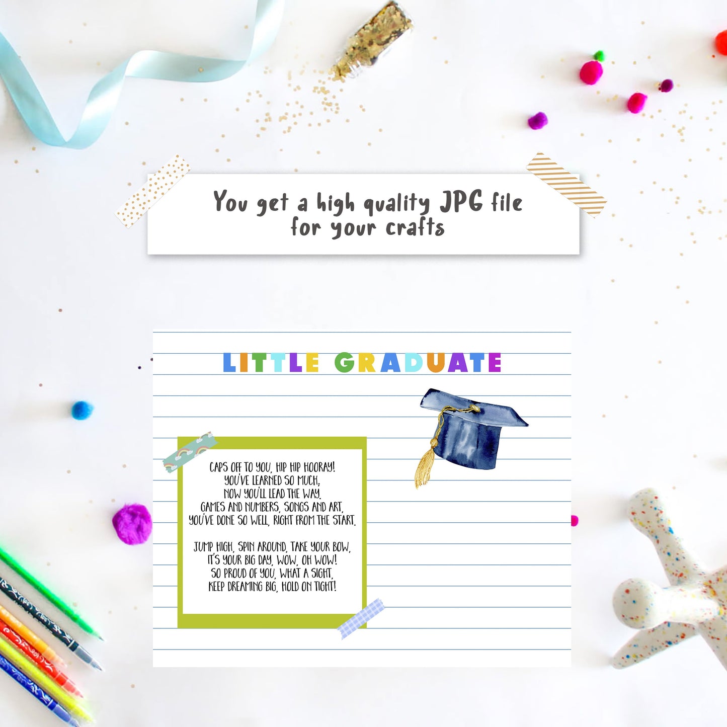 Graduation Handprint with Poem