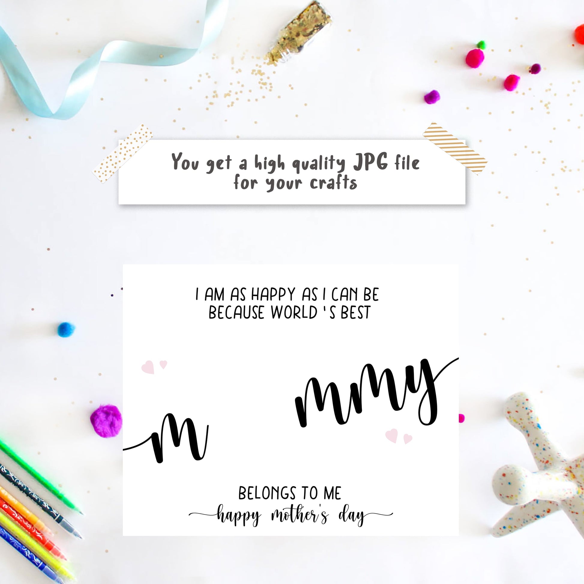 Worlds best mom - Mommy or Mummy card