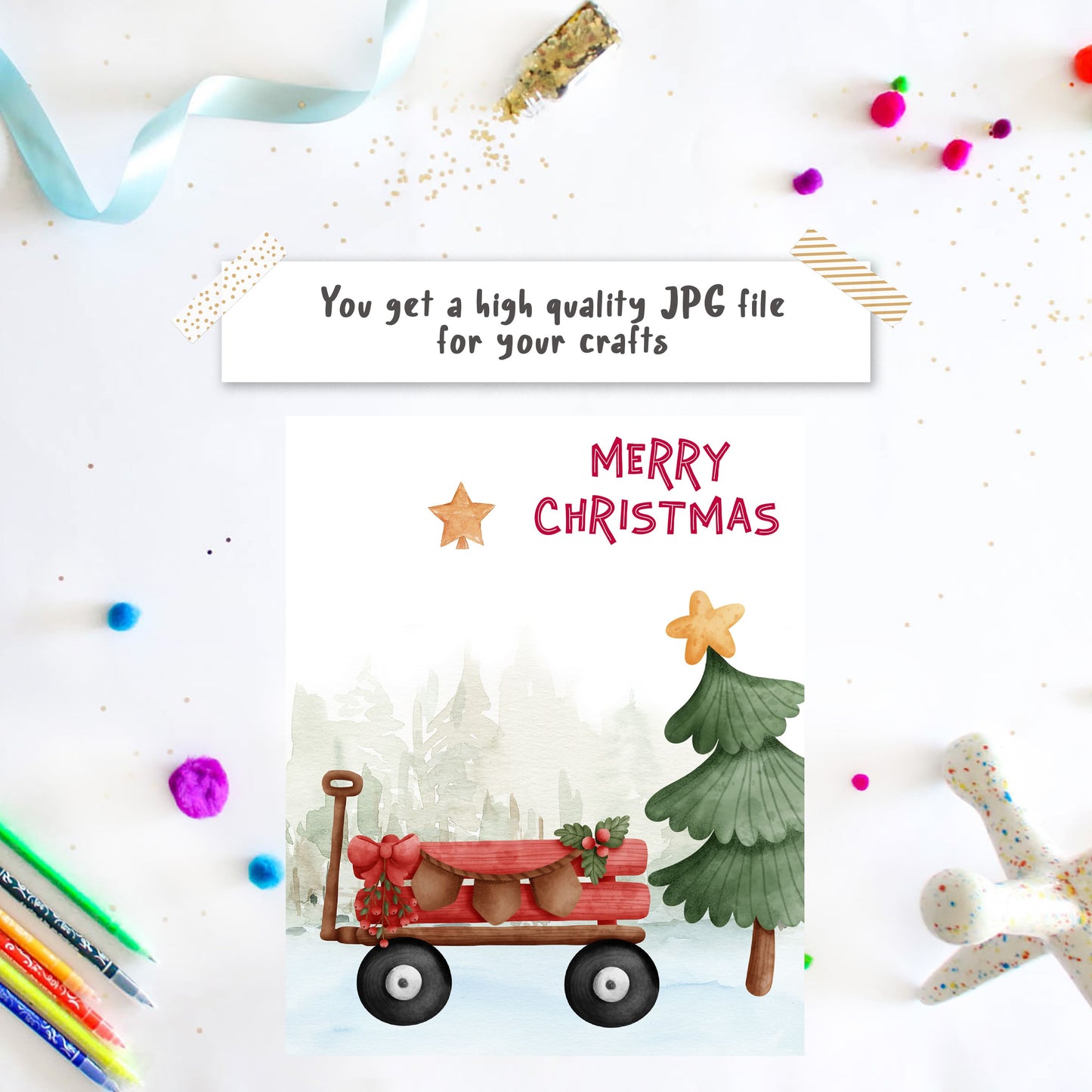 Christmas Tree Handprint Craft