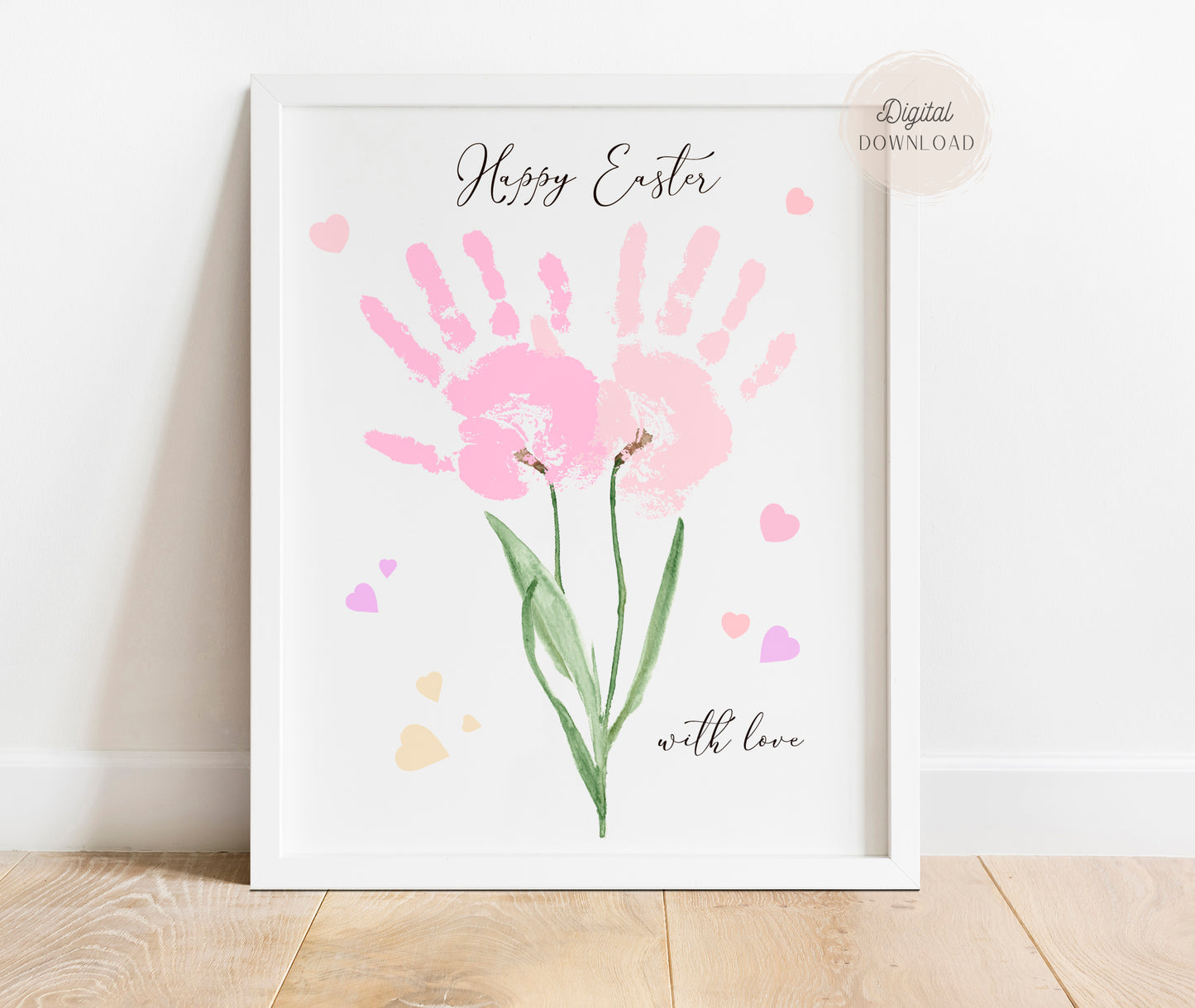 Handprint Flower - Happy Easter