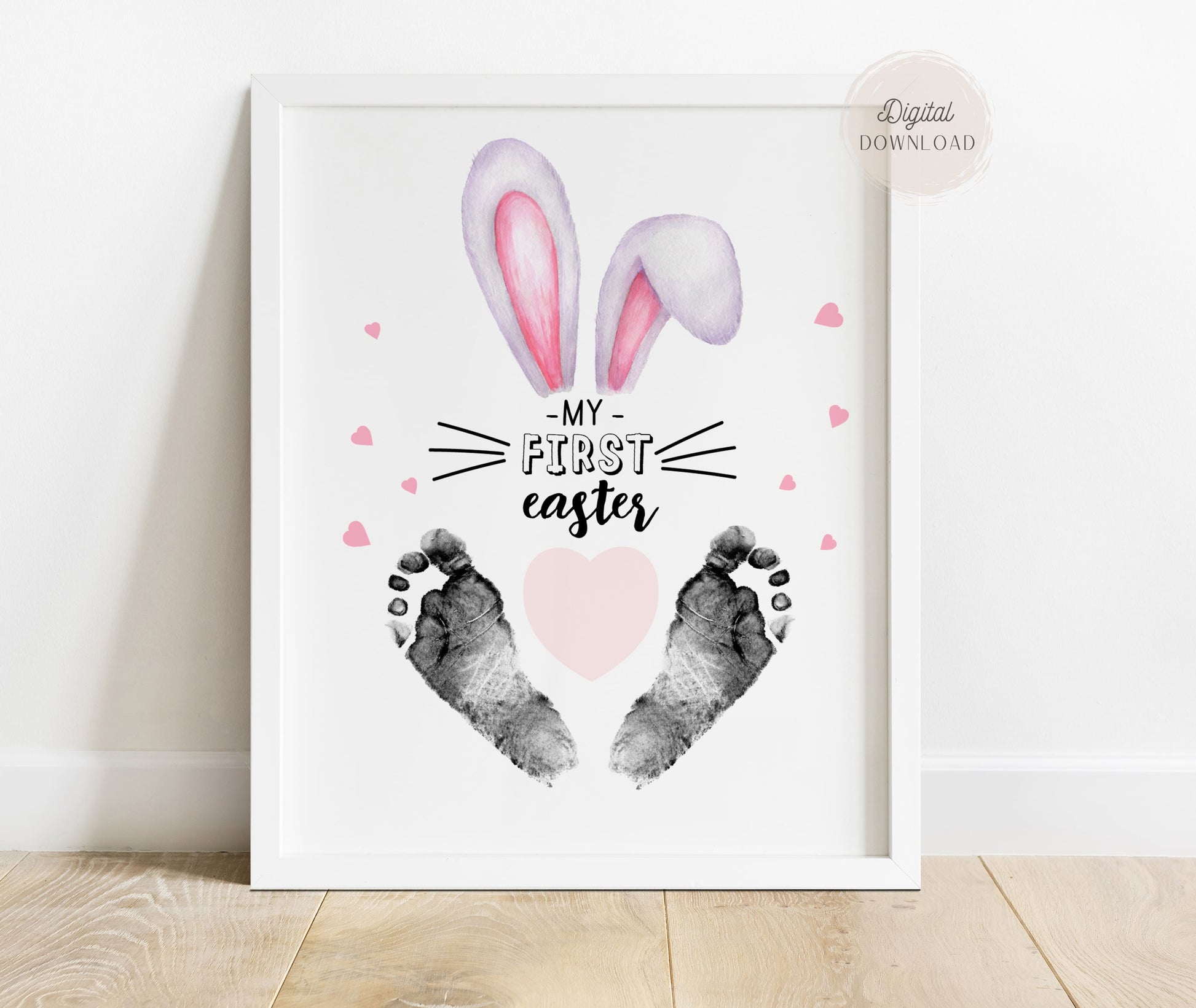 Easter Rabbit Footprints