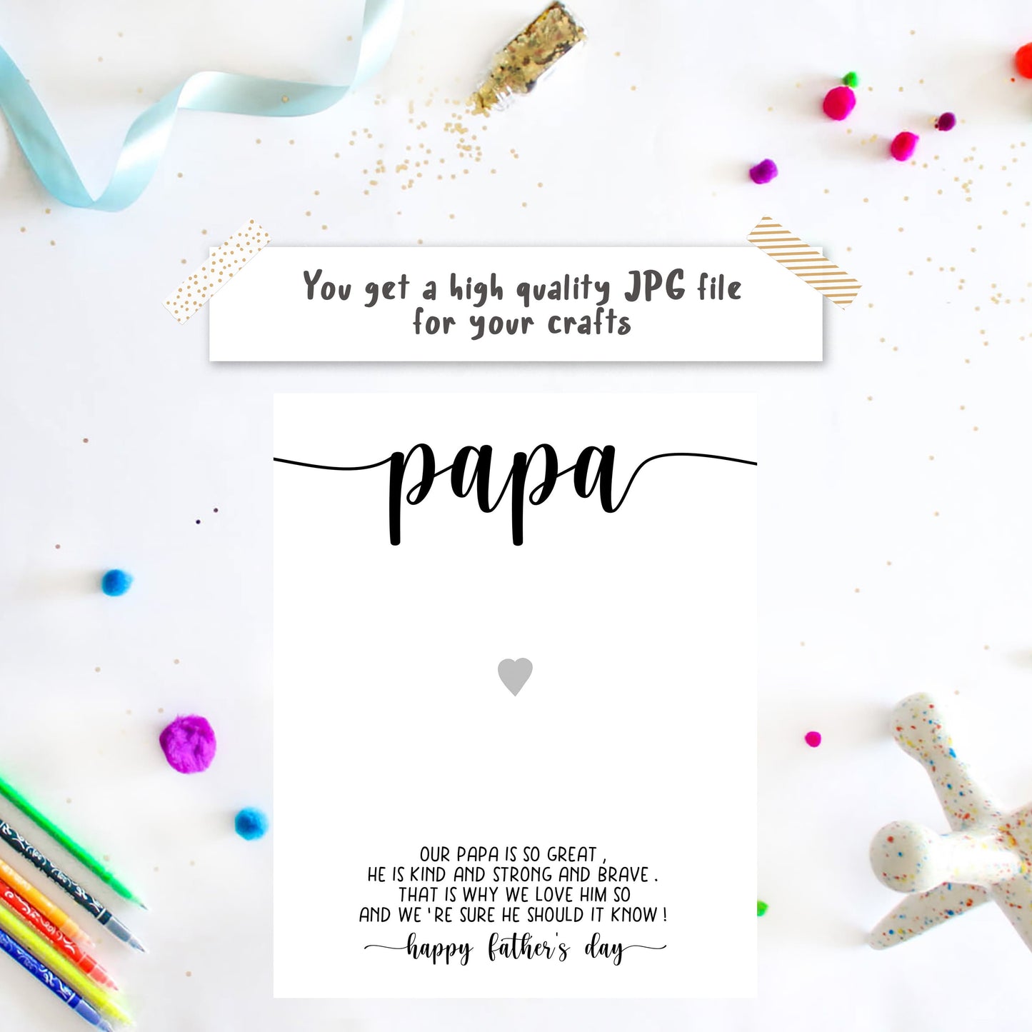 handprint poem for Papa