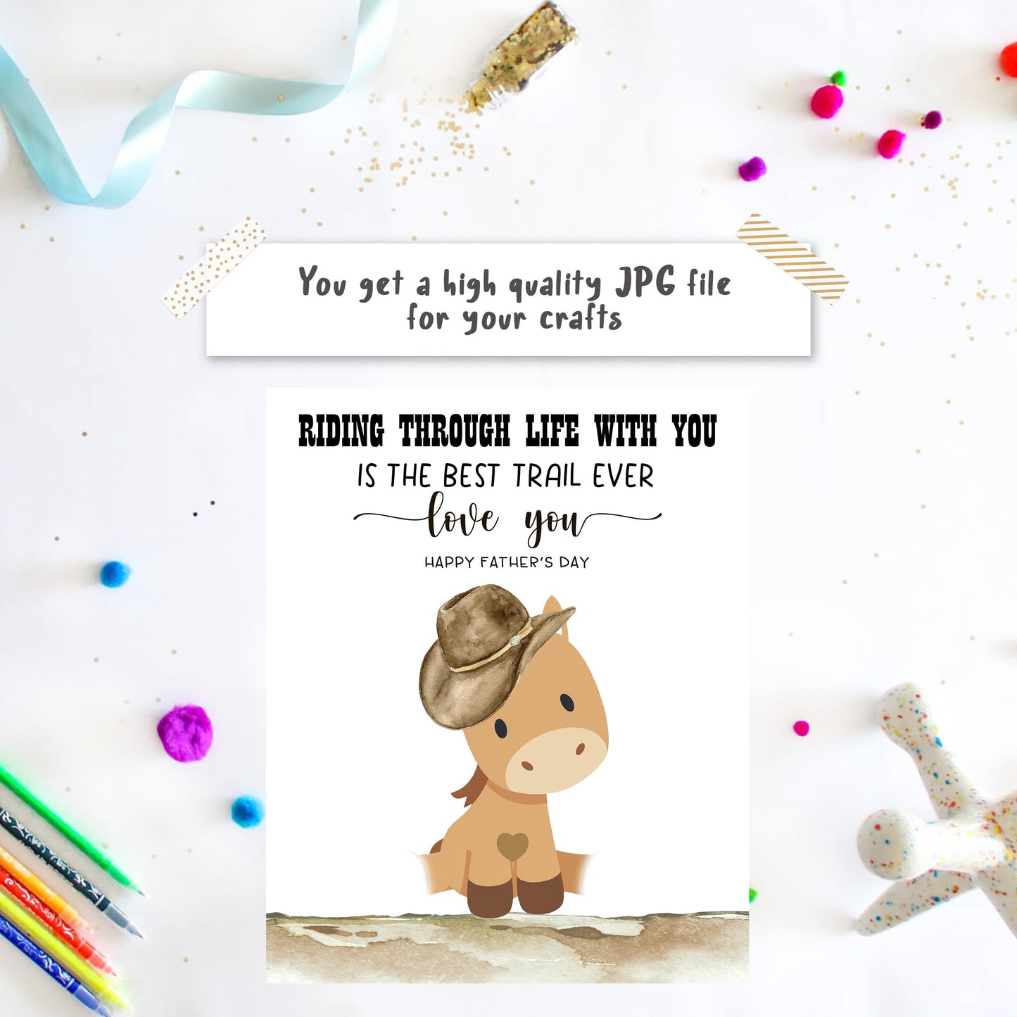 Western father's day gifts - Newborn footprint art