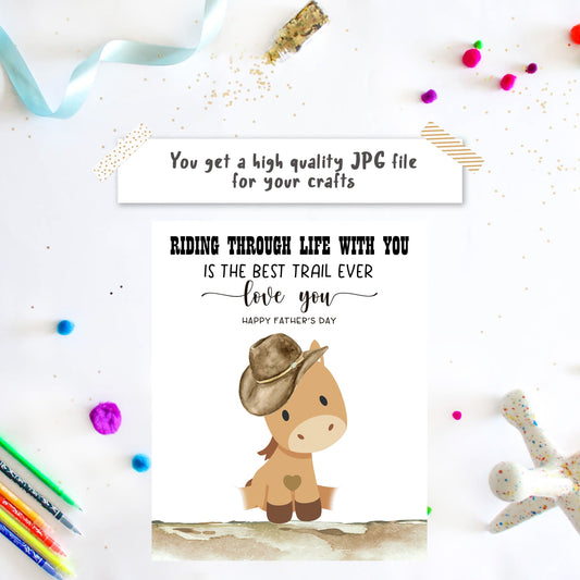 Western father's day gifts - Newborn footprint art