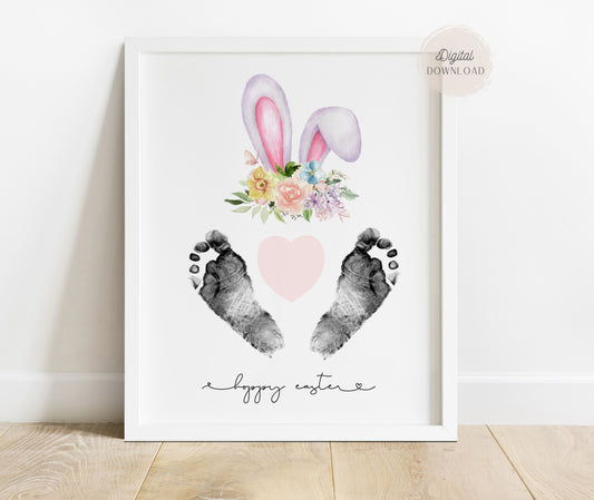 Easter Bunny Footprints - Bunny Paw Prints