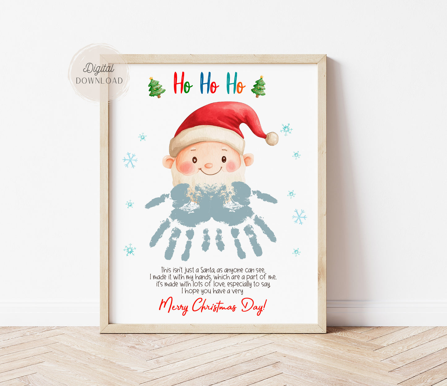 Santa Handprint poem