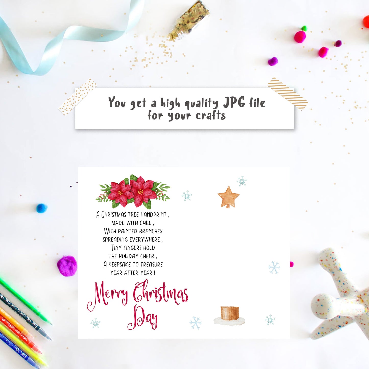 Christmas tree poem template