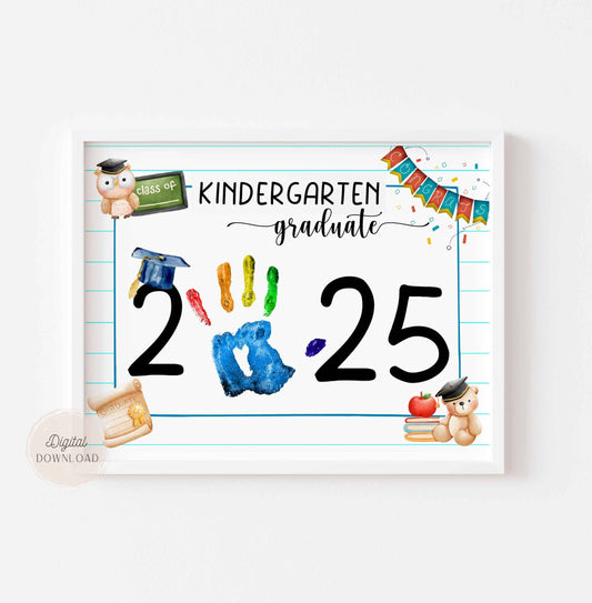 Kindergarten Graduation Sign - End of the Year Certificate