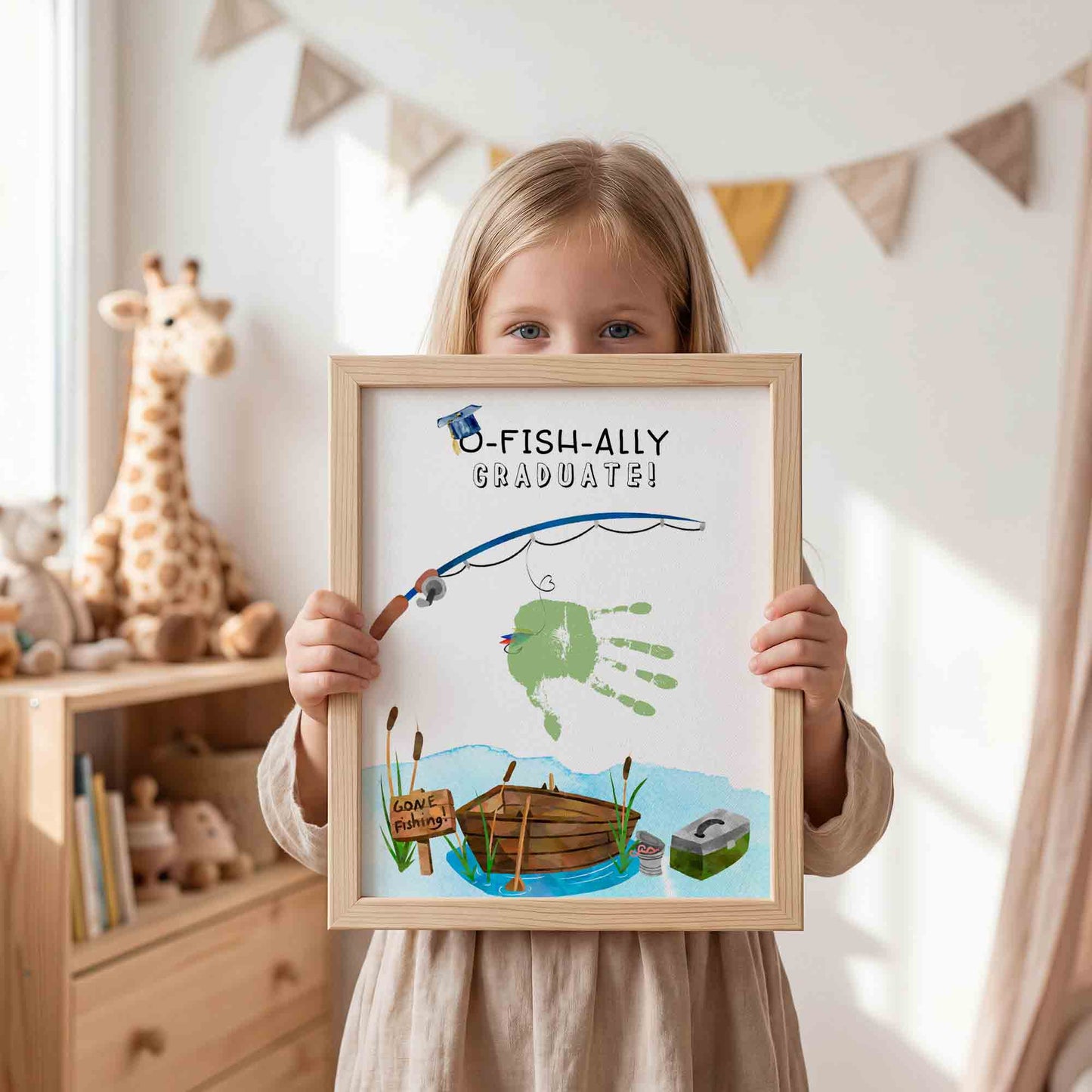 O-Fish-Ally a Graduate - Graduation Crafts Printable