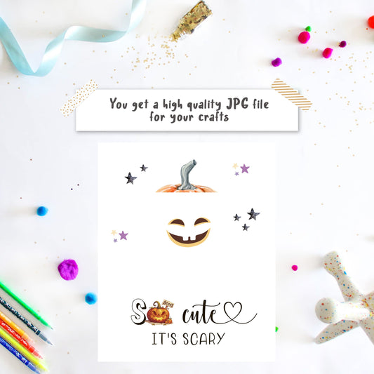 Halloween Pumpkin Footprint Art - So cute it is scary - template
