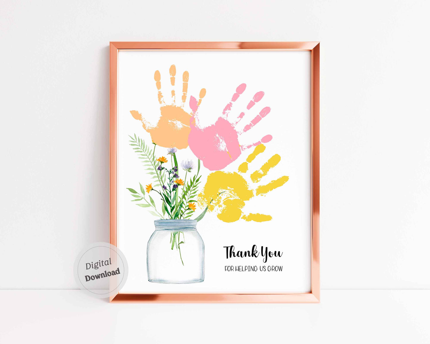 Thank You For Helping Us Grow - Appreciate Teachers