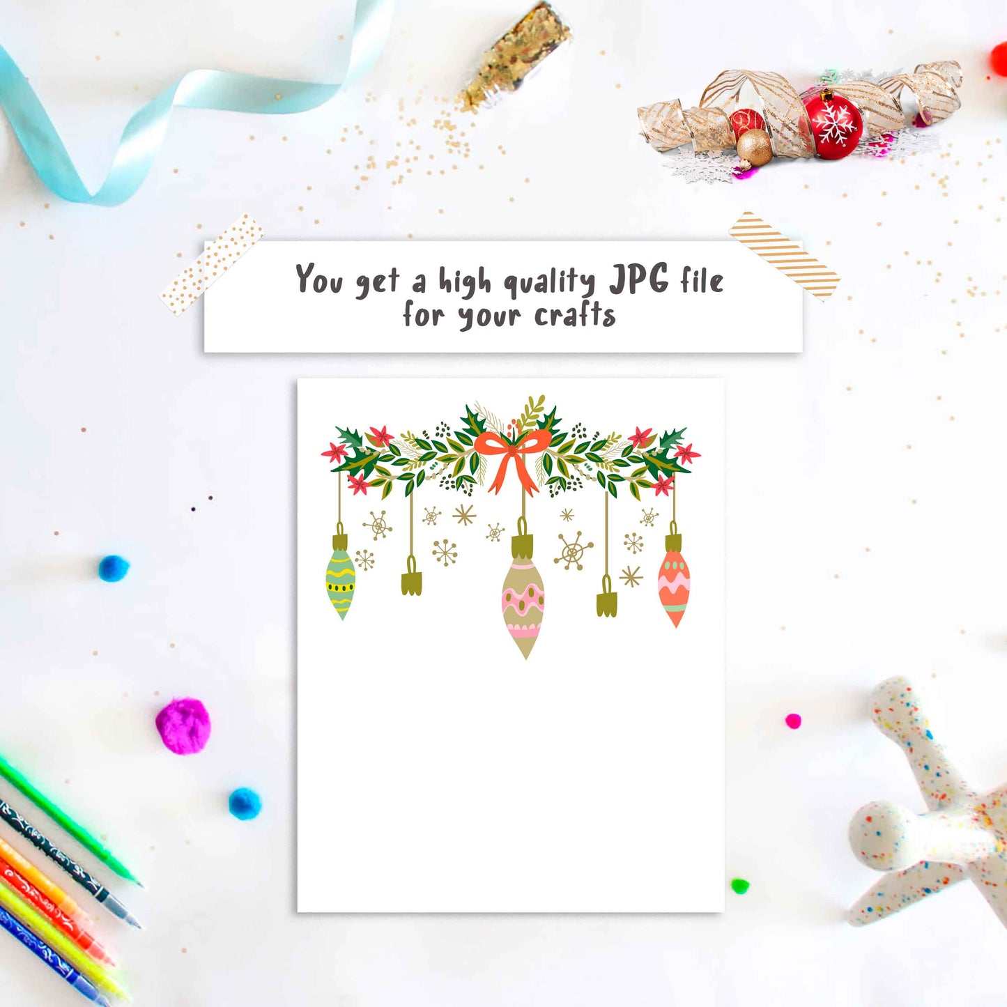 Christmas Handprint Art