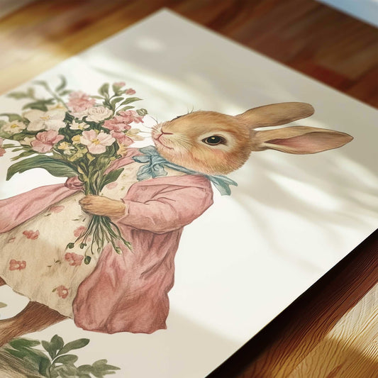 Vintage Whimsical Prints for Baby - Set of 6 Prints