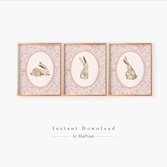 Bunny Pink Art Print