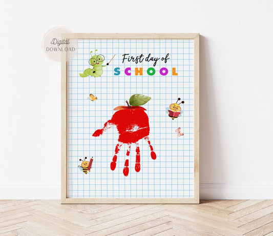 Apple Handprint Art