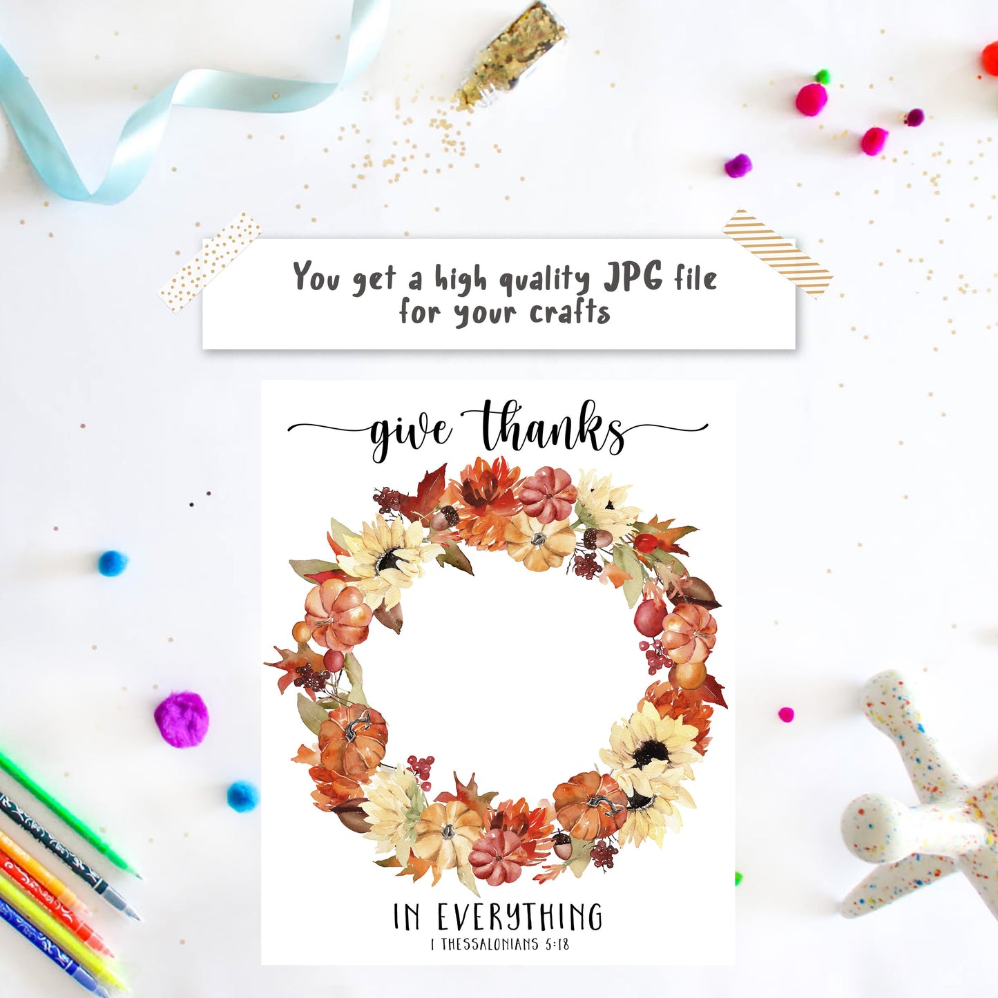 Give thanks - Sunday School Thanksgiving Handprint Craft