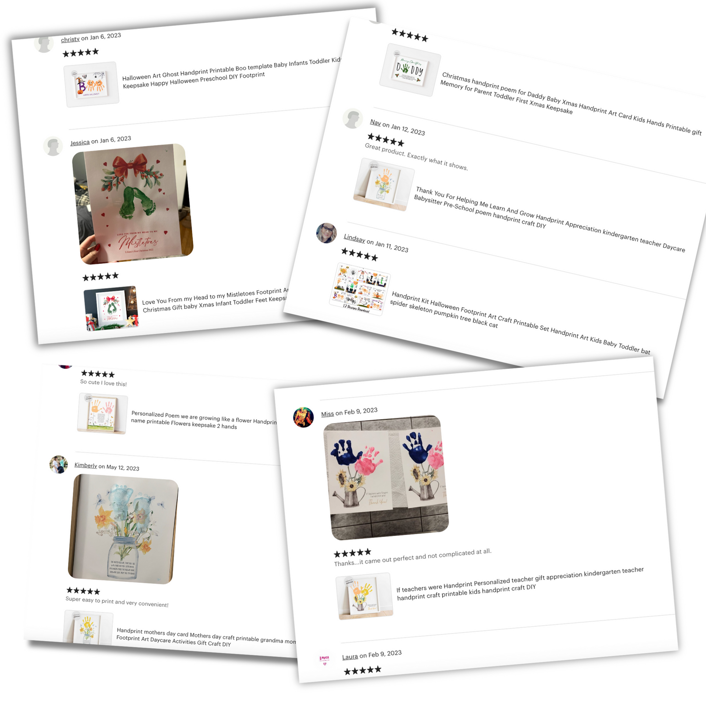 Printable Papa poem with Handprint art on Father's day