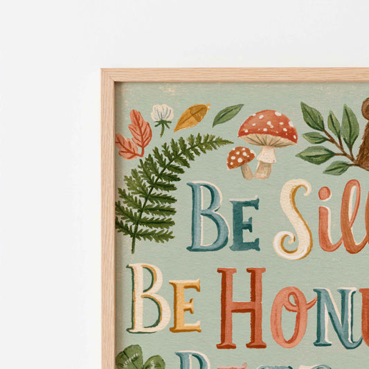 Digital download wall art for a kids bedroom or playroom