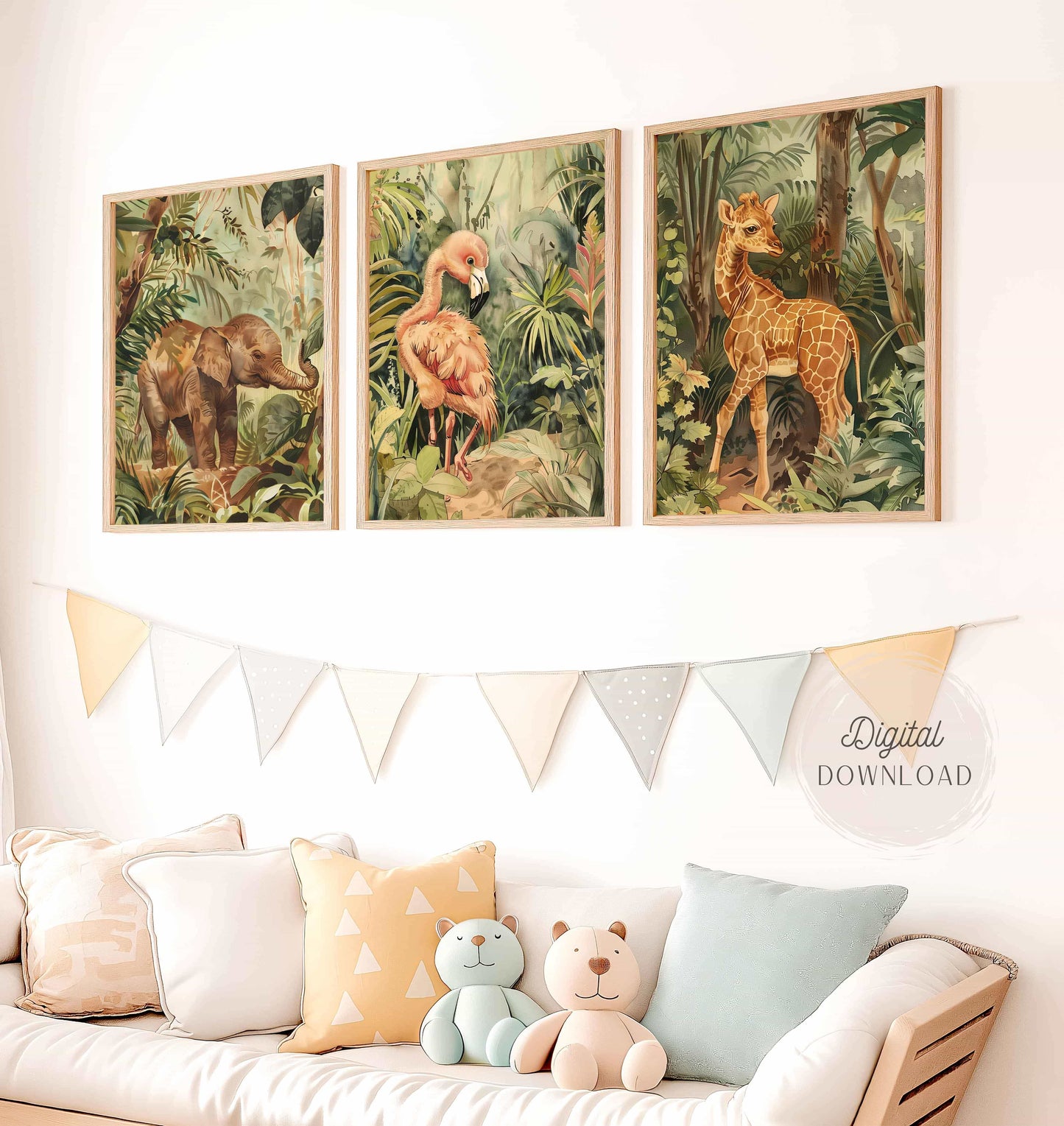 Safari Nursery Art Print