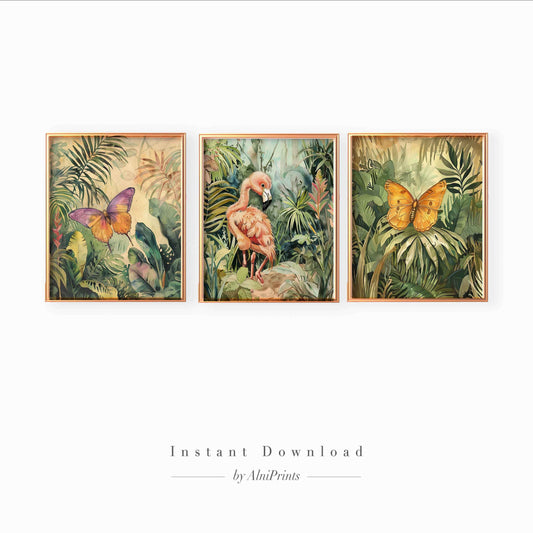 Jungle Nursery Prints- Set of 3