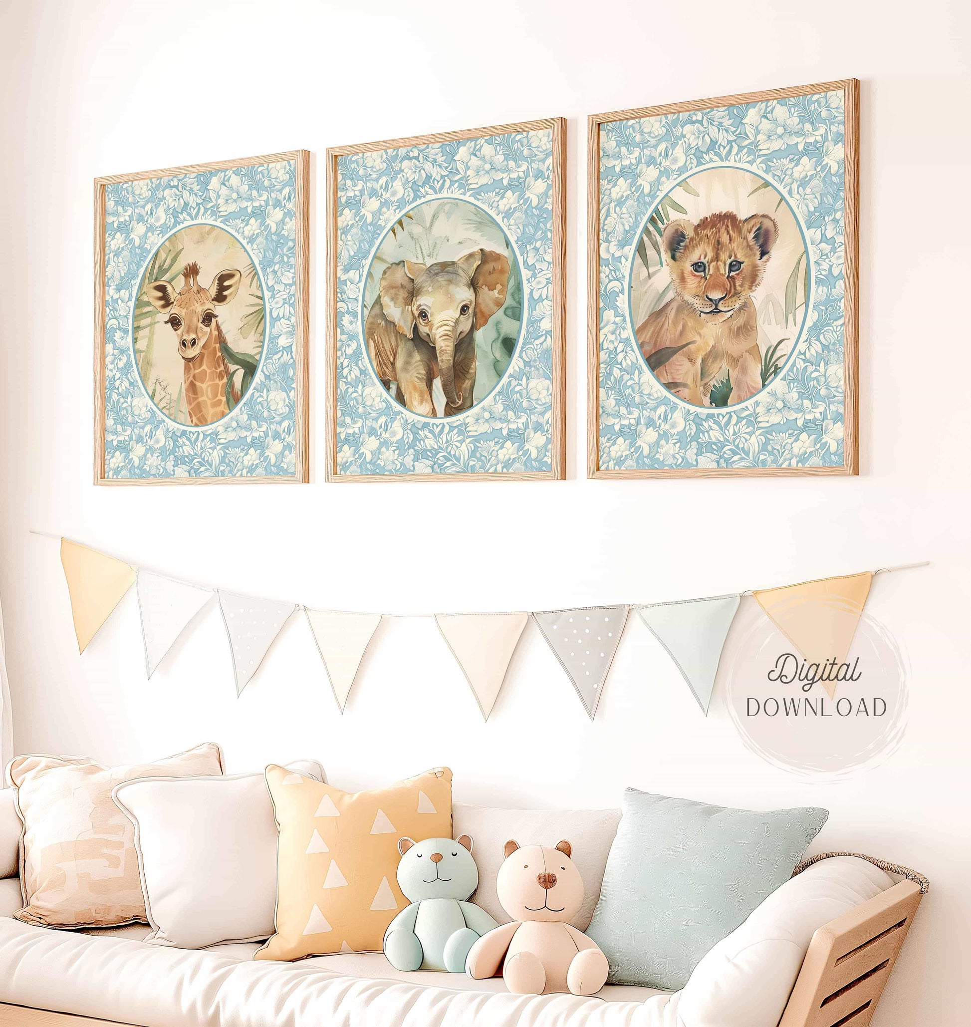 Safari Baby Animals Prints