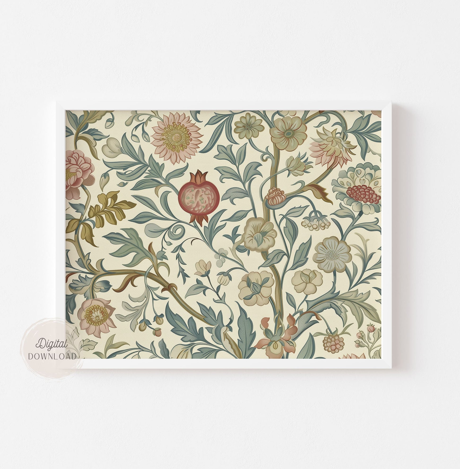 Vintage Floral Wall Art – Timeless Botanical Pattern