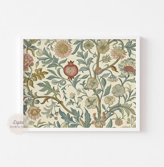 Vintage Floral Wall Art – Timeless Botanical Pattern