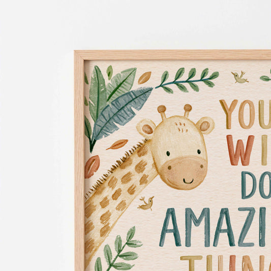 Digital download wall art for a toddler play area