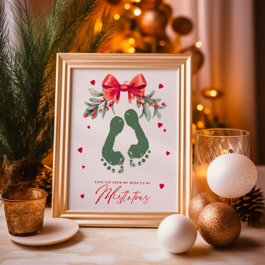 Christmas Handprint and Footprint Art Ideas