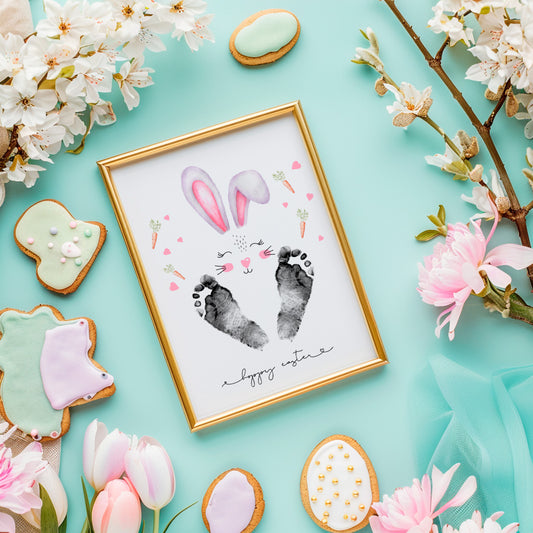 How to Make Easter Bunny Footprints