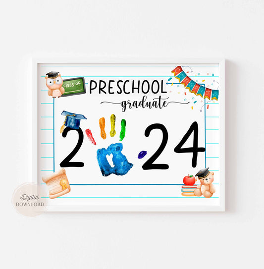 Preschool Graduation Sign, Graduation crafts 2024