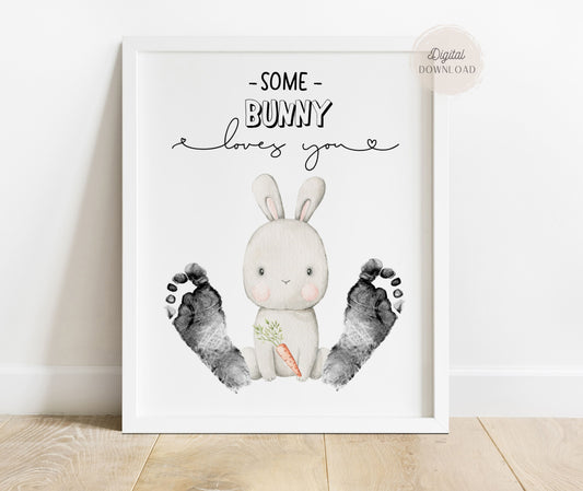 Easter Bunny Paw Prints - Rabbit Footprint