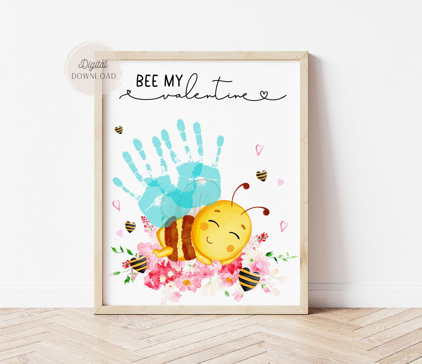 Bee My Valentine Handprint