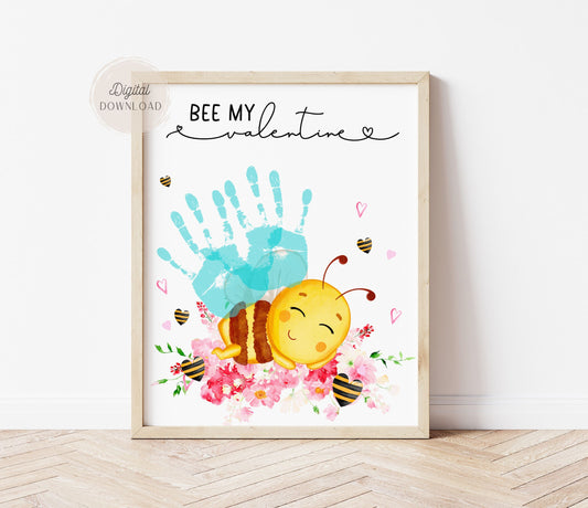 Bee My Valentine Handprint