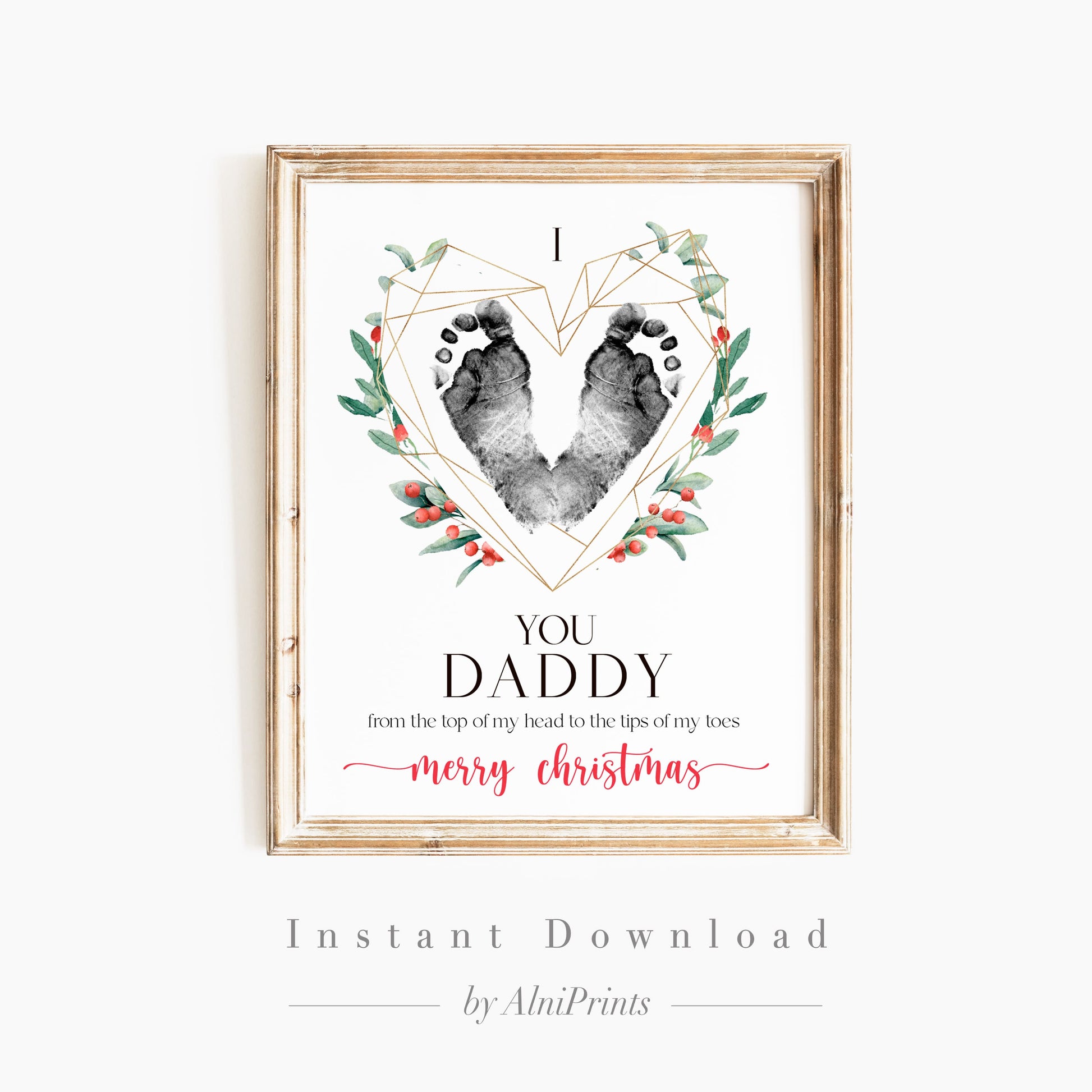 Daddy First Christmas Card – AlniPrints daddy-first-christmas-card-alniprints