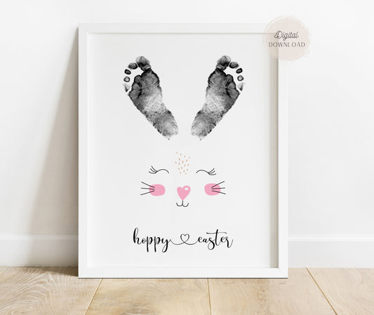 Easter Bunny Ears - Bunny Footprint