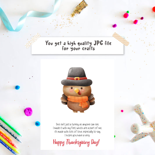 Pilgrim Turkey footprint poem 